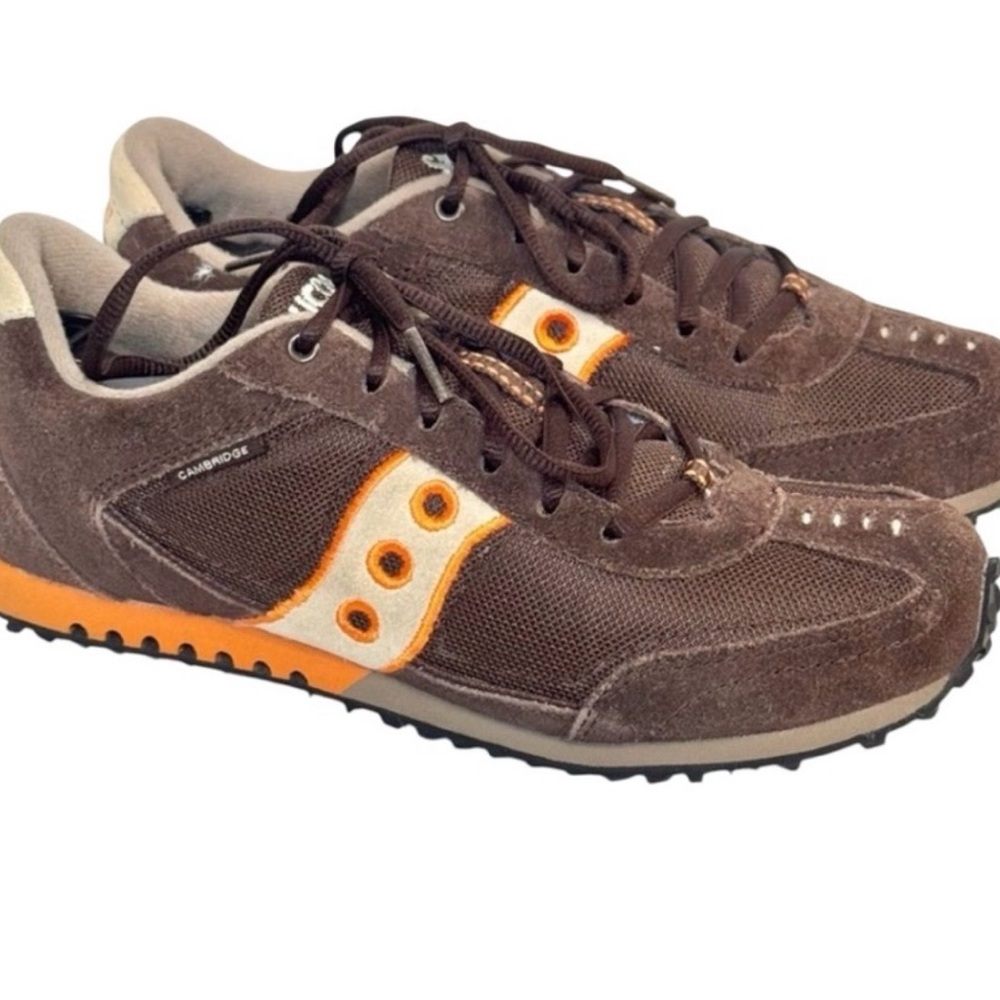 Saucony Brown and Orange Women's Athletic Shoes
